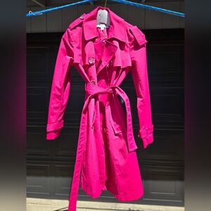 Women's Pink Trench Coat